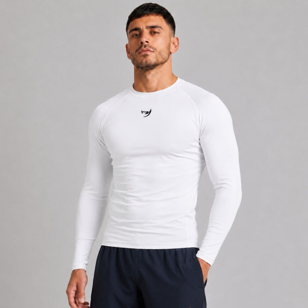 White Fumetsu Origins Long Sleeve Rash Guard