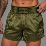 Khaki Fumetsu Origins Muay Thai Shorts