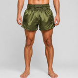 Khaki Fumetsu Origins Muay Thai Shorts