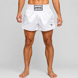 White Fumetsu Origins Muay Thai Shorts