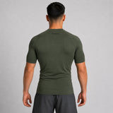 Khaki Fumetsu Origins Short Sleeve Rash Guard
