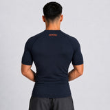 Navy Fumetsu Origins Short Sleeve Rash Guard