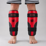 Red/Black Bytomic Performer Carbon Evo Shin Guards