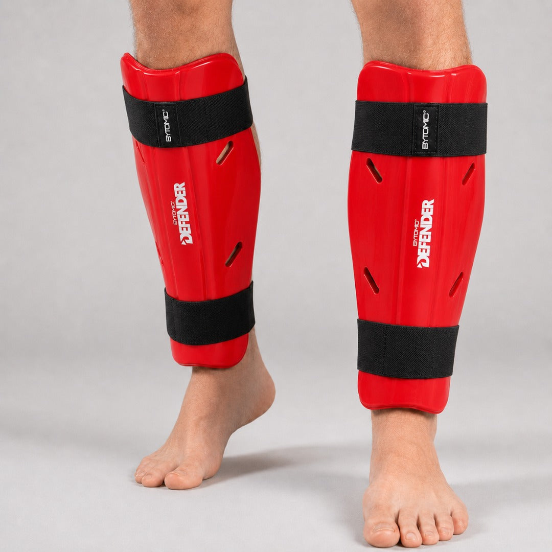 Red Bytomic Defender Shin Guard