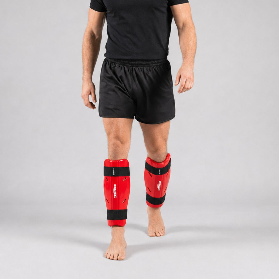 Red Bytomic Defender Shin Guard