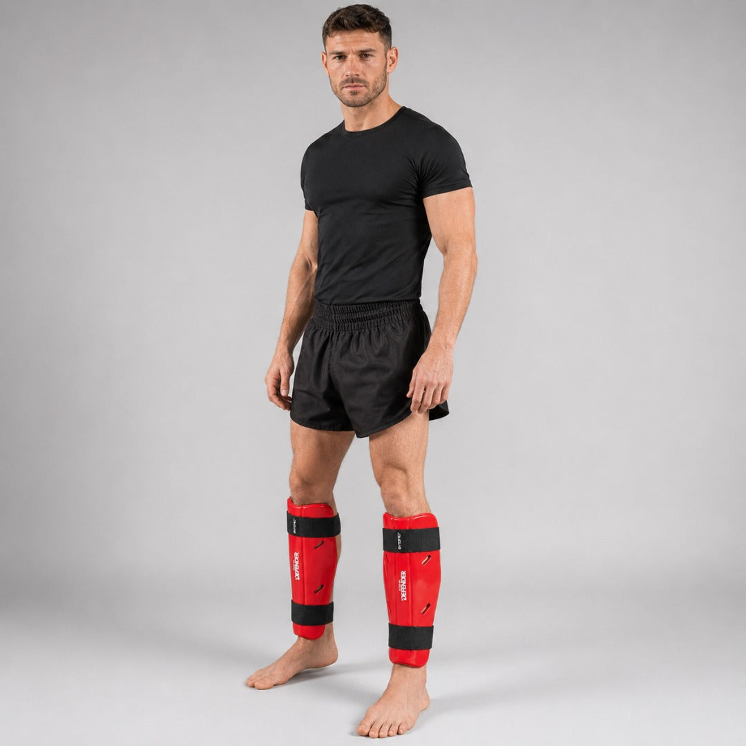 Red Bytomic Defender Shin Guard
