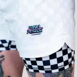 Roll Supreme The Finisher 2 in 1 Jiu Jitsu Shorts White/Black