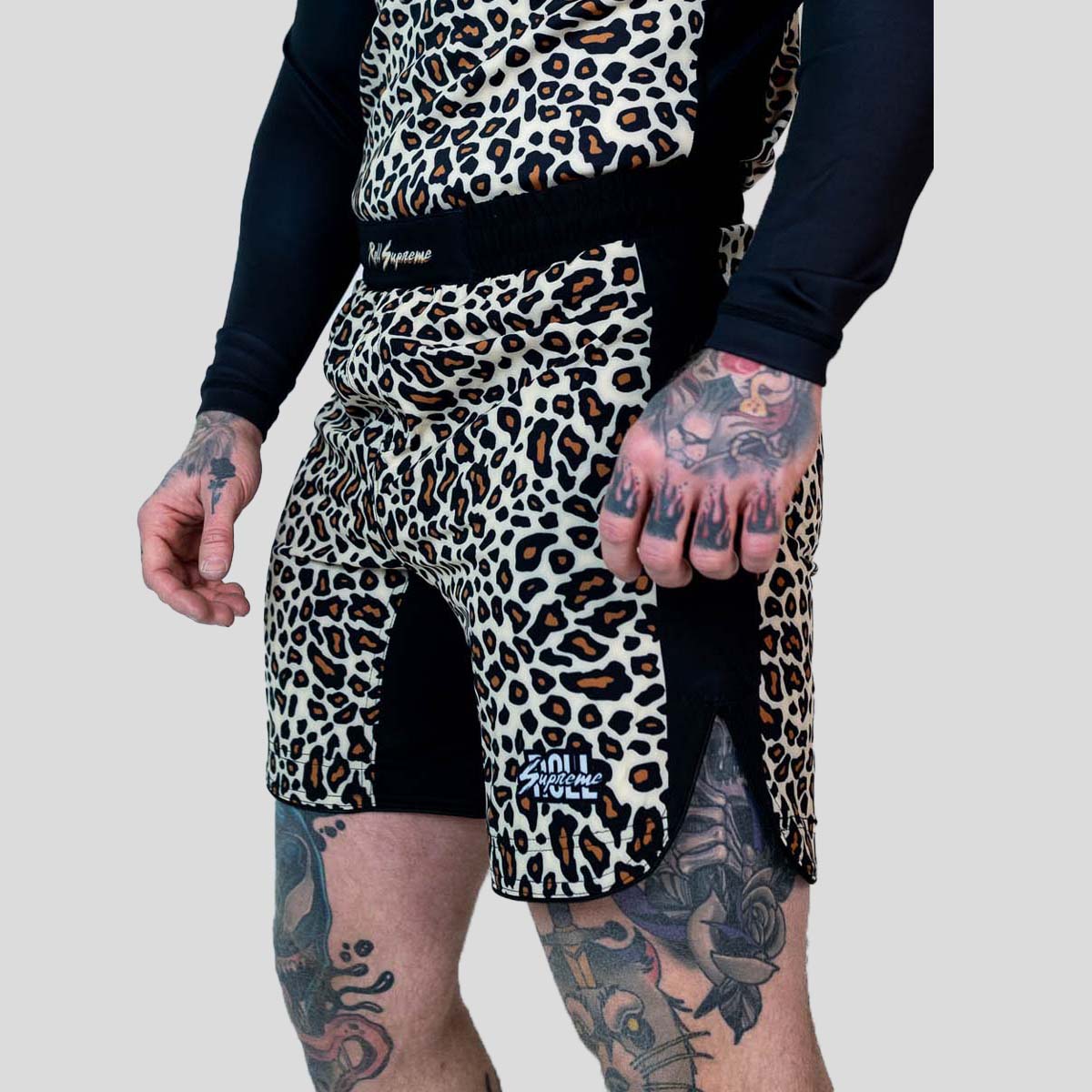 Roll Supreme The Butcher Fight Shorts Yellow/Brown