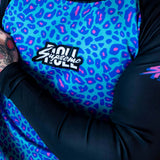 Roll Supreme The Butcher Long Sleeve Rash Guard Blue/Pink