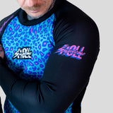 Roll Supreme The Butcher Long Sleeve Rash Guard Blue/Pink