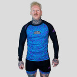 Roll Supreme The Butcher Long Sleeve Rash Guard Blue/Pink