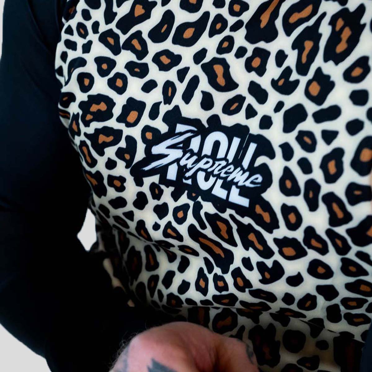 Roll Supreme The Butcher Long Sleeve Rash Guard Yellow/Brown