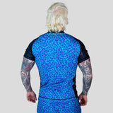 Roll Supreme The Butcher Short Sleeve Rash Guard Blue/Pink