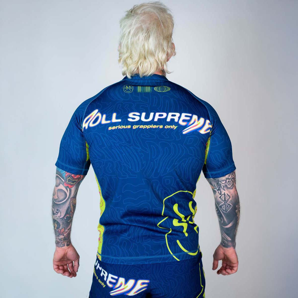 Roll Supreme The Rave Nuclear Candy Trip Short Sleeve Rash Guard