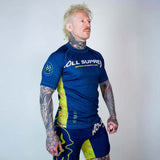 Roll Supreme The Rave Nuclear Candy Trip Short Sleeve Rash Guard