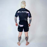 Roll Supreme The Rave Ultraviolet Brain Freeze Short Sleeve Rash Guard