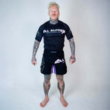 Roll Supreme The Rave Ultraviolet Brain Freeze Short Sleeve Rash Guard