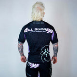 Roll Supreme The Rave Ultraviolet Brain Freeze Short Sleeve Rash Guard