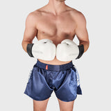 Navy/White Bytomic Red Label Muay Thai Shorts