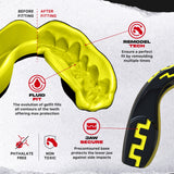Black/Yellow SAFEJAWZ Extro Series Boom Mouthguard - view 3