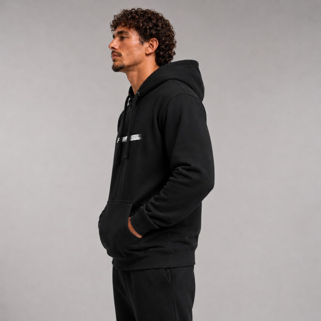 Fumetsu Signature Blur Hoodie Black