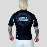 Roll Supreme The Finisher Short Sleeve Rash Guard Black/White