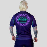 Roll Supreme The Finisher Short Sleeve Rash Guard Purple/Green