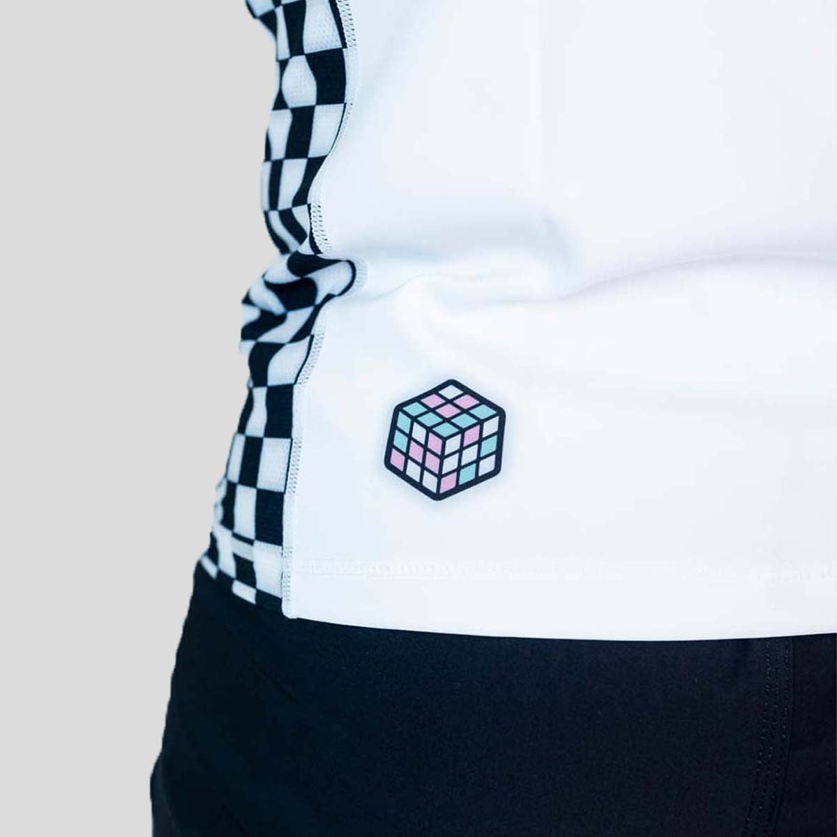 Roll Supreme The Finisher Short Sleeve Rash Guard White/Black