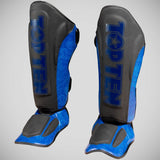Top Ten Dragon Shin and Instep Guard Black/Blue
