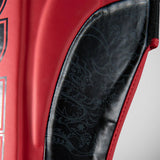Top Ten Dragon Shin and Instep Guard Red/Black