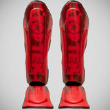 Top Ten Power Ink Shin/Instep Guards Red