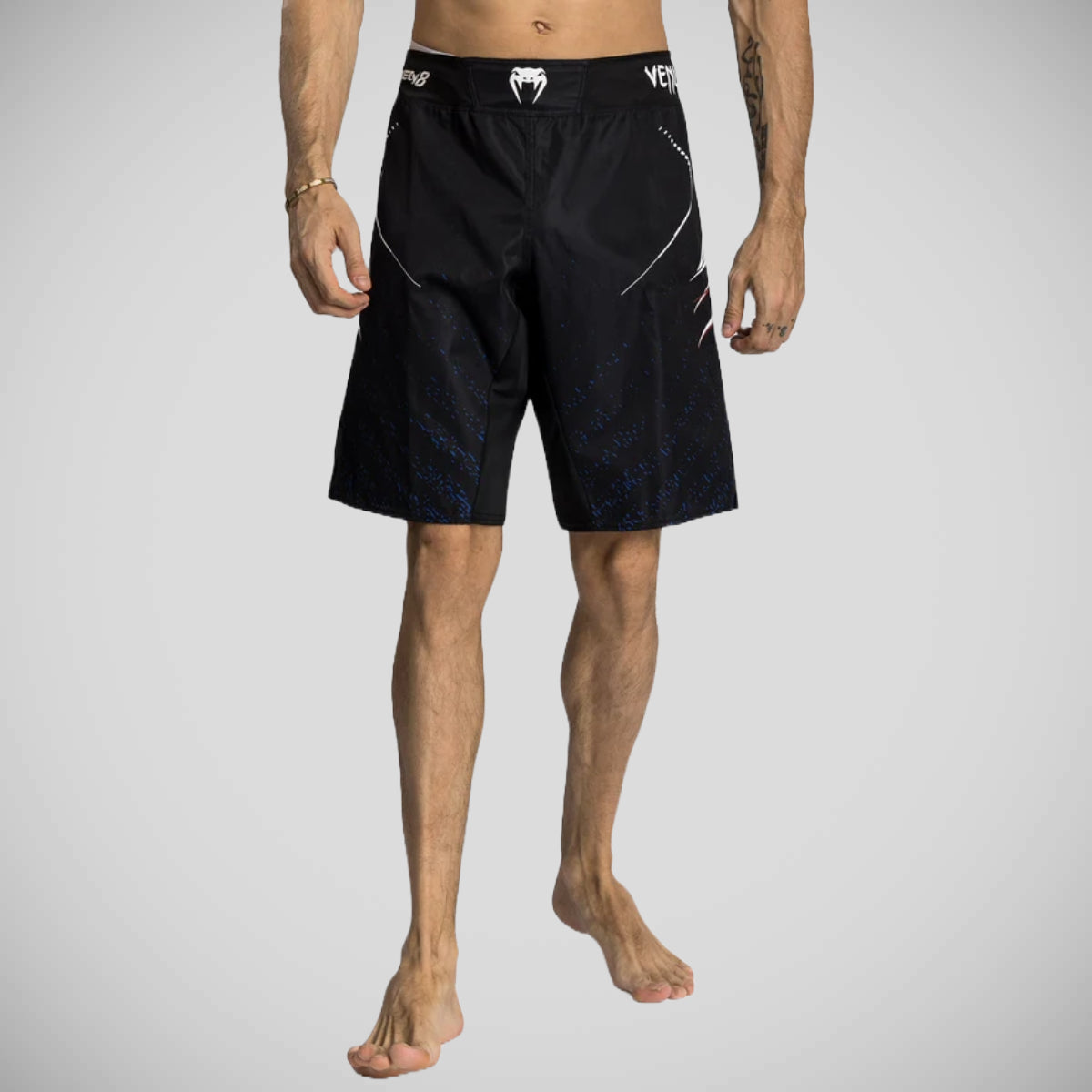 Venum x Tekken 8 Jin Kazama Fight Shorts Black/White from Bytomic