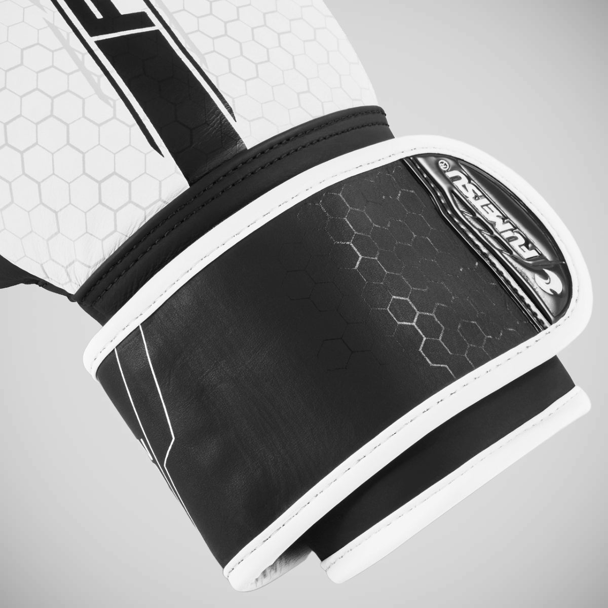 White/Black Fumetsu Alpha Pro Boxing Gloves