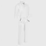 White Bytomic Red Label 7oz Cotton Adult Karate Uniform