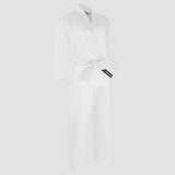White Bytomic Red Label V-Neck Adult Martial Arts Uniform