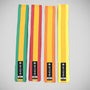 White/Gold Bytomic 100% Cotton Gold Stripe Martial Arts Belt