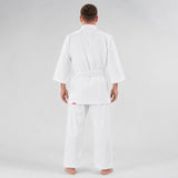 White Bytomic Red Label 7oz Cotton Adult Karate Uniform