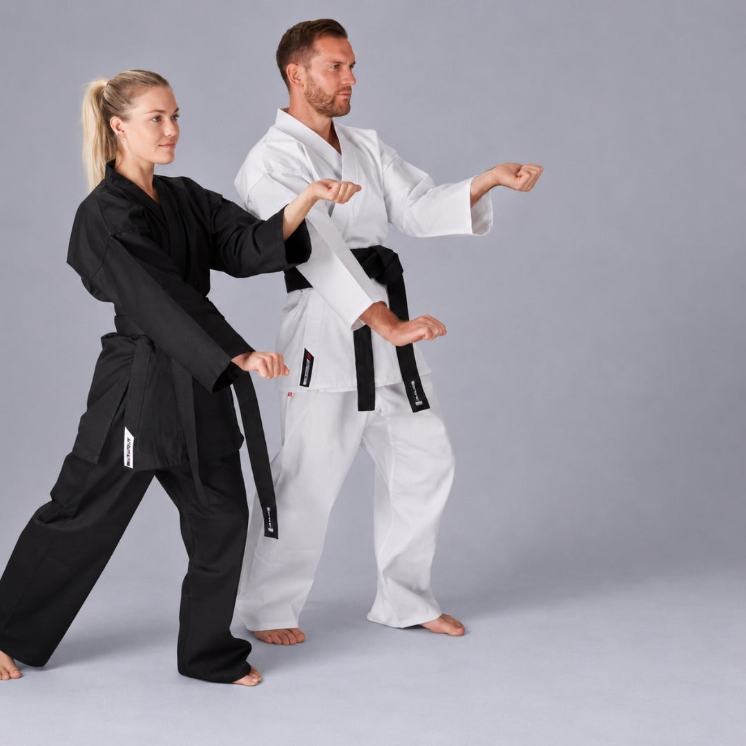 White Bytomic Red Label 7oz Lightweight Adult Karate Uniform