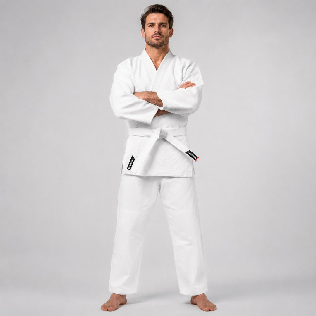 White Bytomic Red Label Adult Judo Uniform