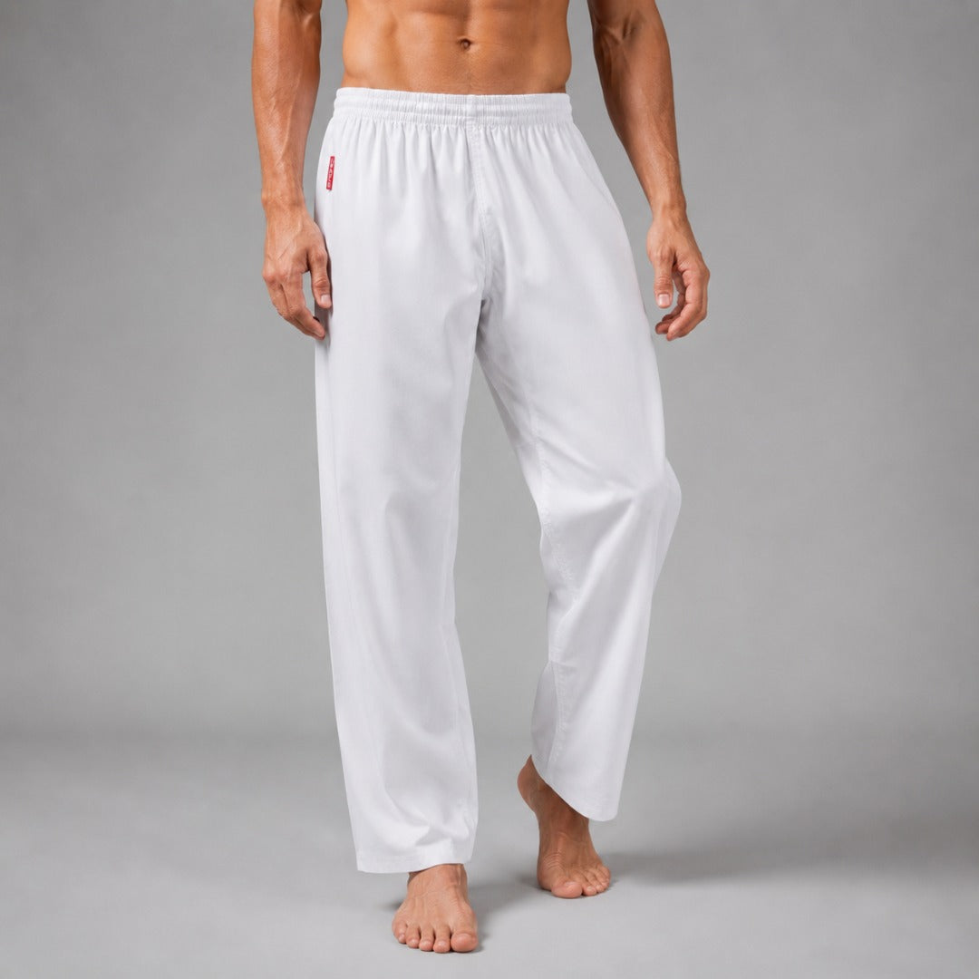 White Bytomic Red Label Martial Arts Trousers