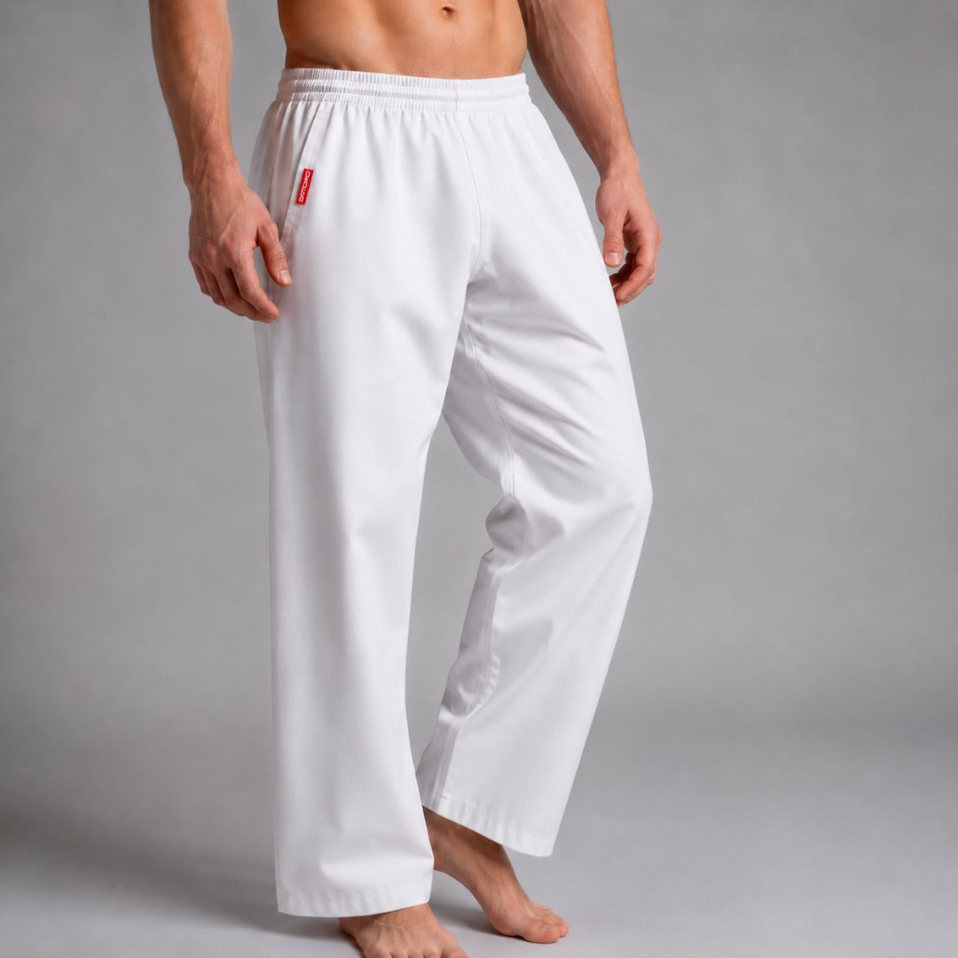 White Bytomic Red Label V-Neck Adult Martial Arts Uniform Lifestyle 3