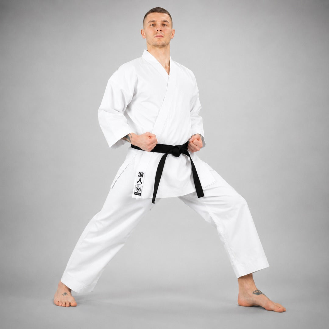 White Bytomic Ronin Middleweight Karate Uniform