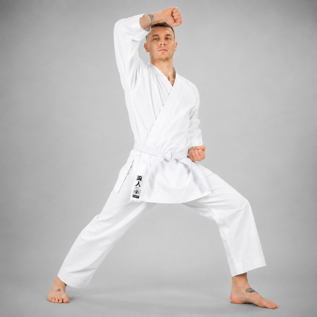 White Bytomic Ronin Middleweight Karate Uniform