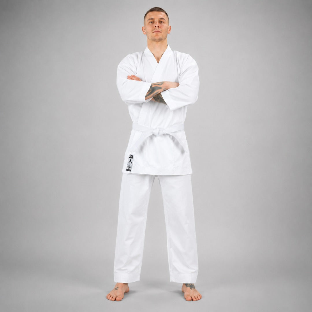 White Bytomic Ronin Middleweight Karate Uniform