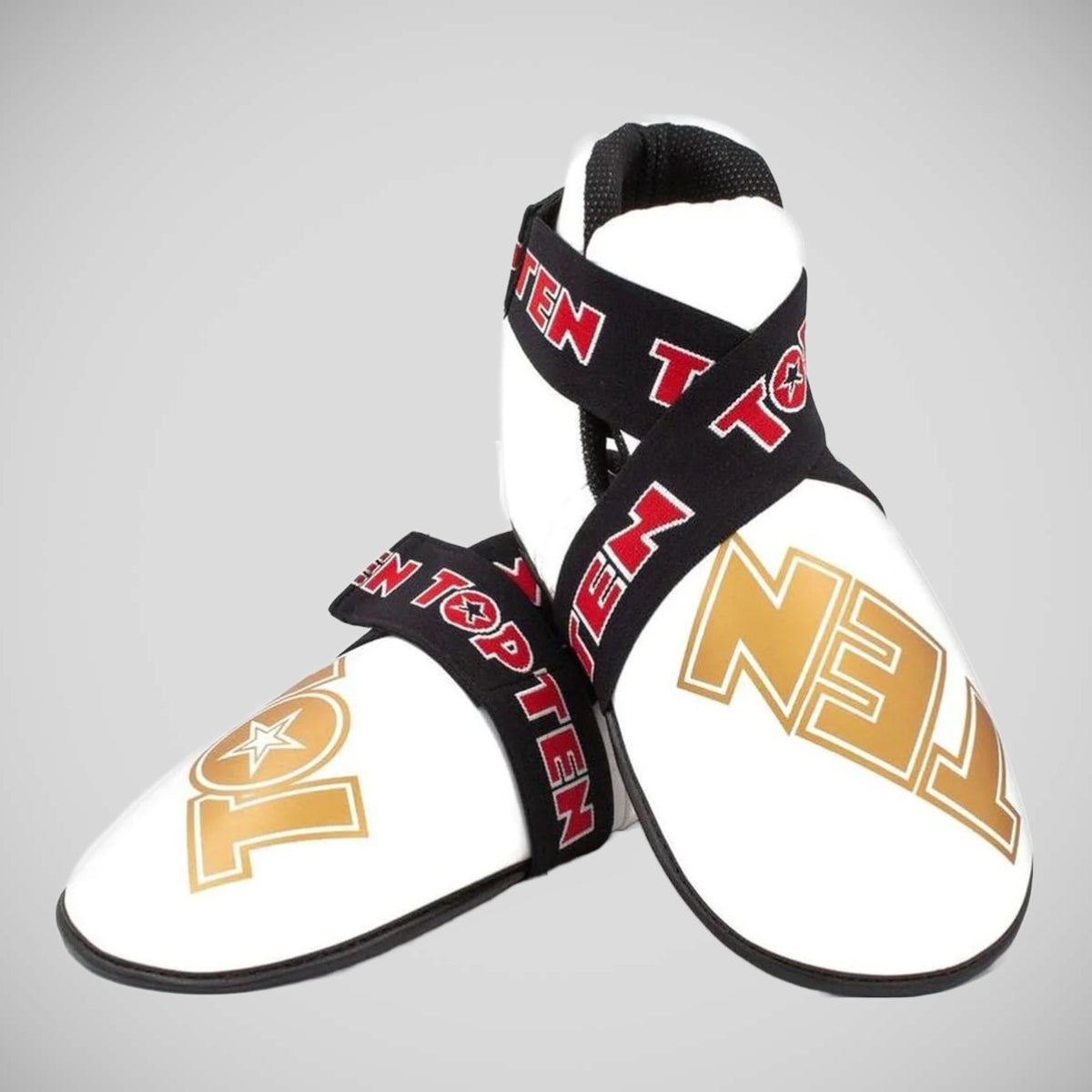 White/Gold Top Ten Superlight Kicks