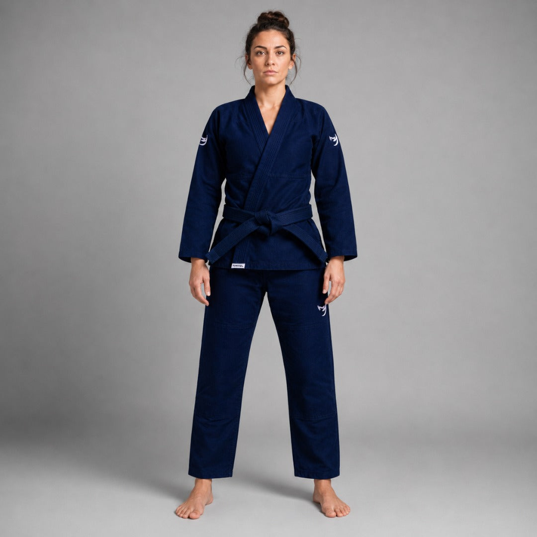 Navy Fumetsu Womens Ghost V-Lite BJJ Gi