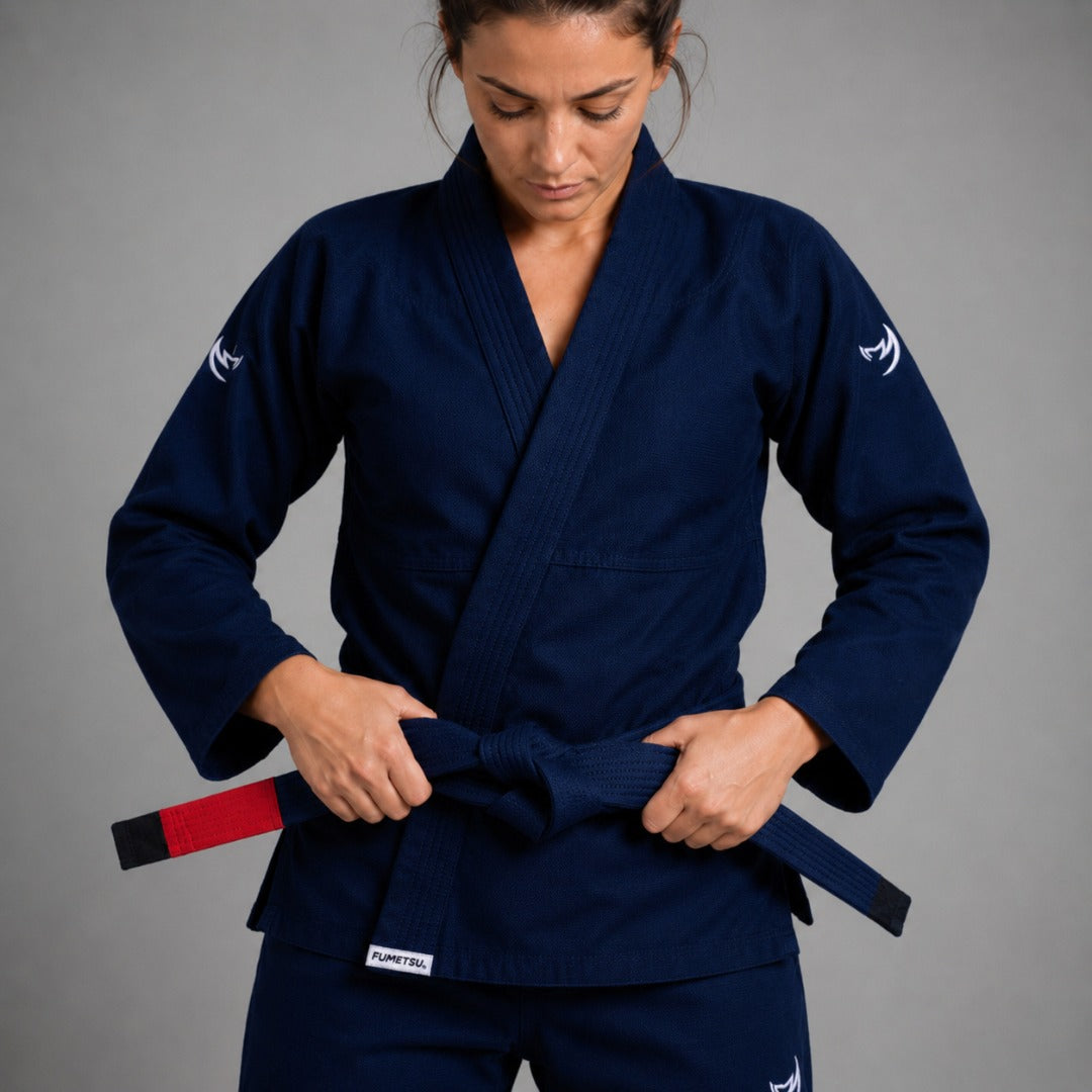 Navy Fumetsu Womens Ghost V-Lite BJJ Gi