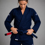 Navy Fumetsu Womens Ghost V-Lite BJJ Gi
