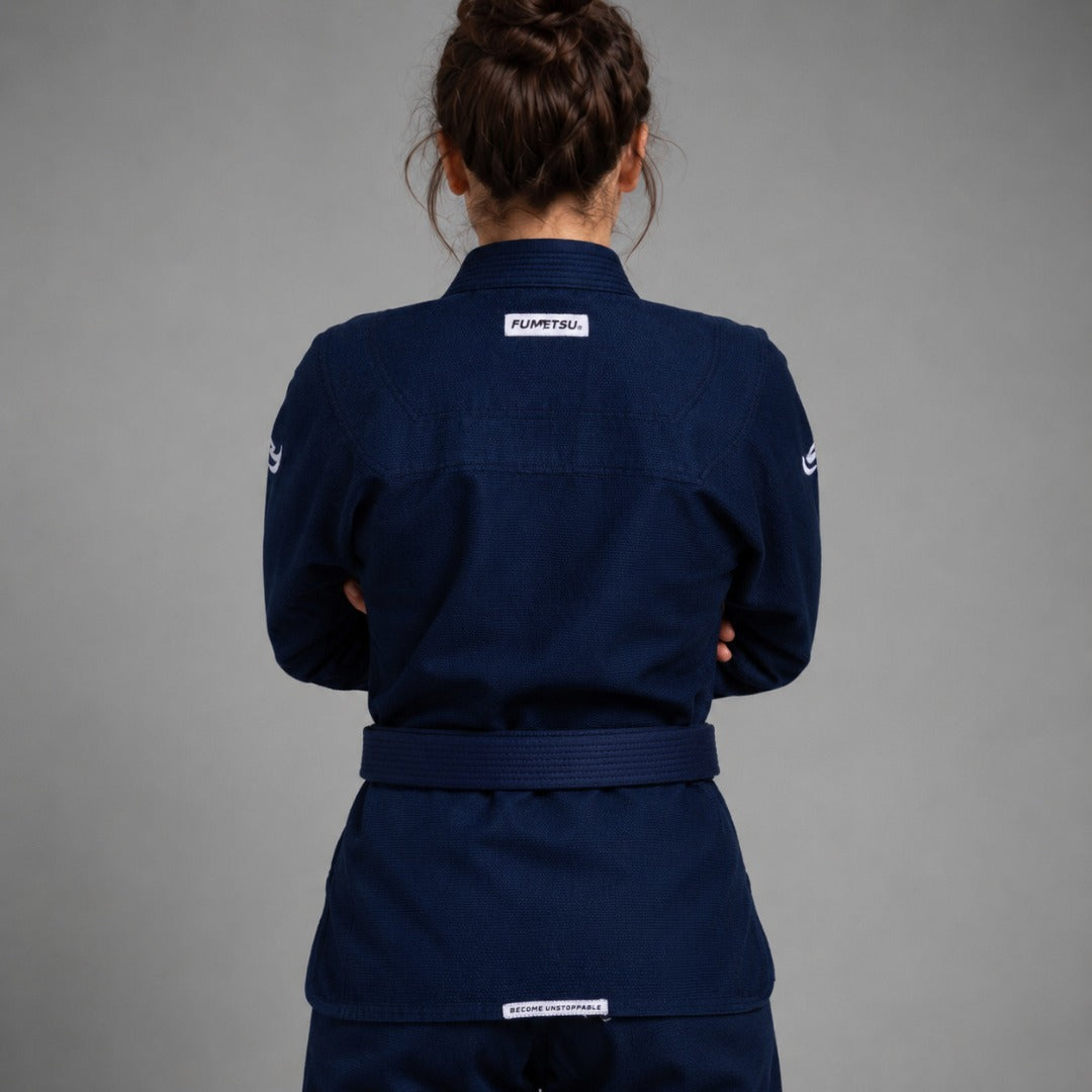 Navy Fumetsu Womens Ghost V-Lite BJJ Gi