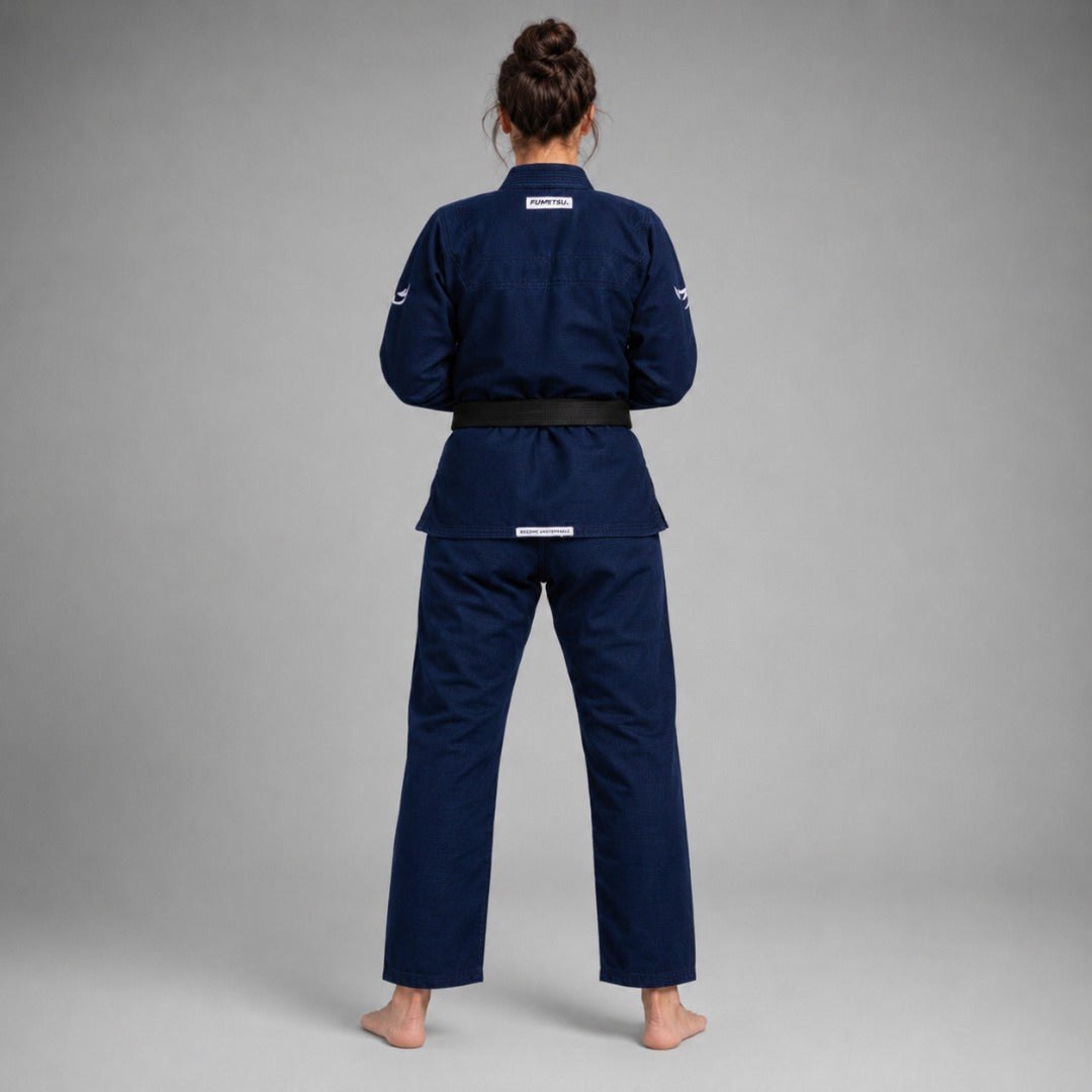 Navy Fumetsu Womens Ghost V-Lite BJJ Gi